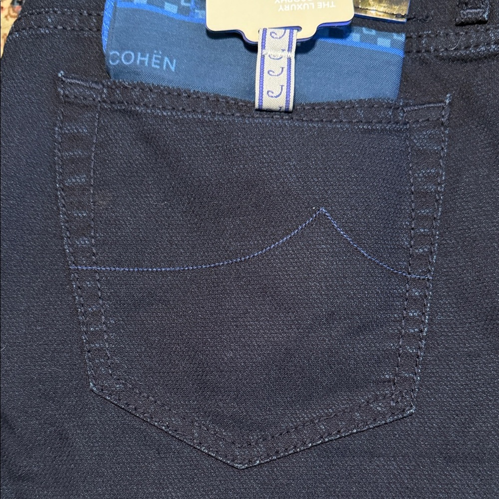 Jacob Cohen Men's Deep Indigo Bard Jeans - Picture 4 of 17